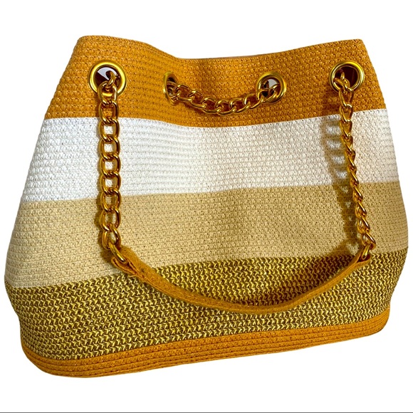 Straw metallic Handbag - Picture 1 of 13